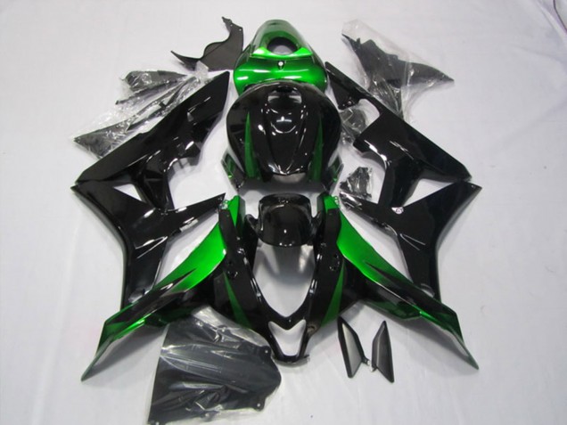 Kit Carene Moto Completo Honda CBR600RR 2007-2008 - Verde Nero Lucido