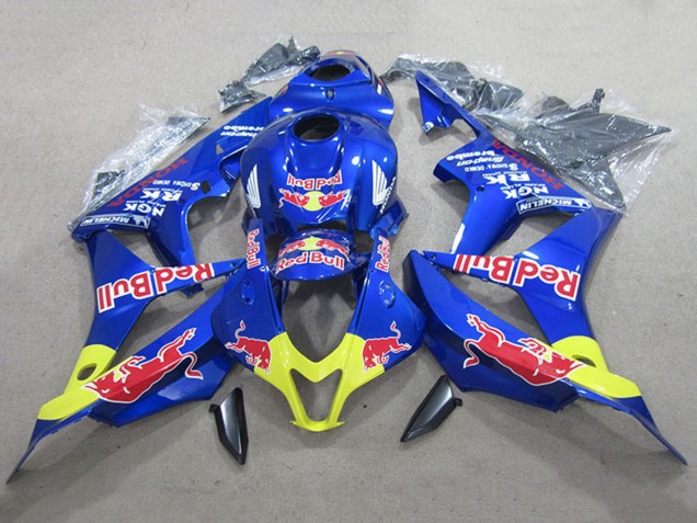 Kit Carena Moto Honda CBR600RR 2007-2008 - Blu Giallo Red Bull