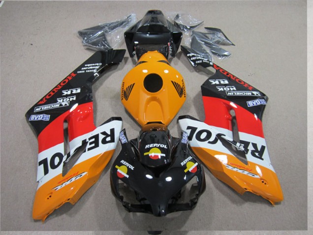 Kit Carene Moto Completo Honda CBR1000RR 2004-2005 - Arancia Bianco Rosso Nero Lucido Repsol