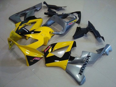 Carene Moto Honda CBR900RR 929 2000-2001 - Giallo Argento Nero Lucido