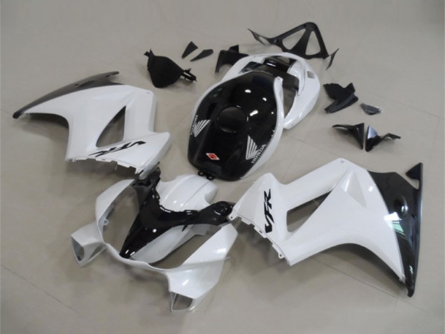 Carene Moto Honda VFR 800 2002-2013 - Bianco Nero Lucido
