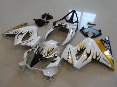 Carena Moto Honda VFR 800 2002-2013 - Bianco Oro Fiamma