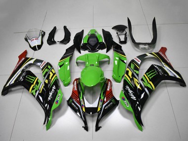 Carene Moto Kawasaki ZX10R 2016-2020 - Verde Giallo Rosso Bianco Nero Mostro