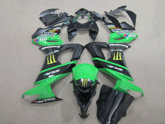 Carene Moto Kawasaki ZX10R 2008-2010 - Verde Nero Giallo Mostro