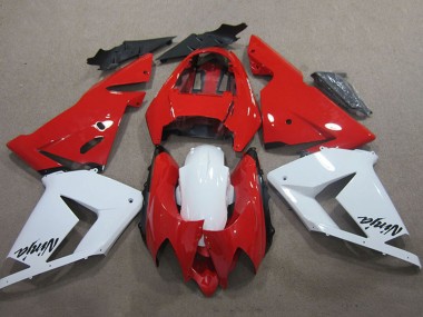 Carene Moto Kawasaki ZX10R 2004-2005 - Rosso Bianco Ninja