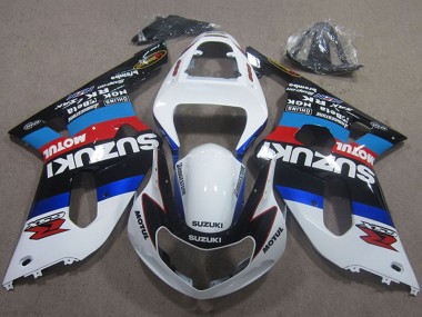 Carene Moto Suzuki GSXR 750 2001-2003 - Bianco Blu Rosso Nero Motul