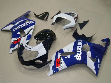 Carene Moto Suzuki GSXR 750 2001-2003 - Blu Bianco