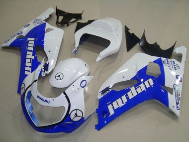 Carene Moto Suzuki GSXR 750 2001-2003 - Bianco Blu Jordan