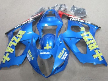 Carene Moto Suzuki GSXR 1000 2003-2004 - Blu Giallo Nero Rizla