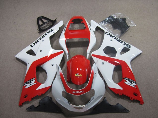 Carene Moto Suzuki GSXR 1000 2003-2004 - Bianco Rosso