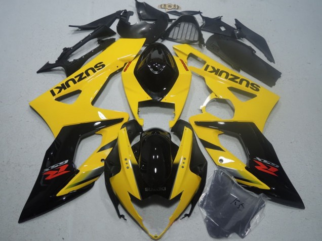Carena Moto Suzuki GSXR 1000 2005-2006 - Giallo Nero Lucido