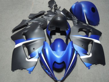Carene Moto Suzuki GSXR 1300 Hayabusa 1996-2007 - Blu Bianco Nero Opaco
