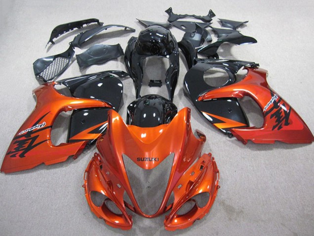 Carene Moto Suzuki GSXR 1300 Hayabusa 2008-2020 - Arancia Nero