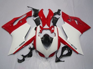 Carene Moto Ducati 1199 2011-2014 - Bianco Rosso Nero