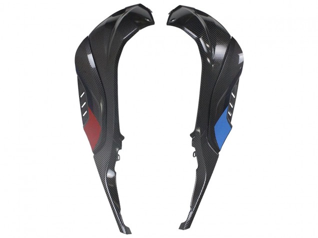 Carena Moto BMW S1000RR 2023-2024 - Blu Rosso Fibra di Carbonio