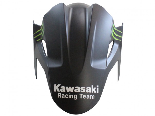 Carena Moto Kawasaki EX400 2018-2024 - Nero Opaco Verde Mostro Showr Nevicare