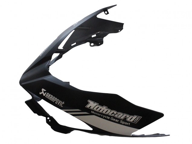 Carena Moto Kawasaki EX400 2018-2024 - Nero Opaco Verde Mostro Showr Nevicare