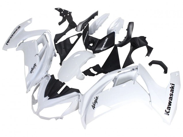 Carena Moto Kawasaki EX650 2012-2016 - Bianco Nero