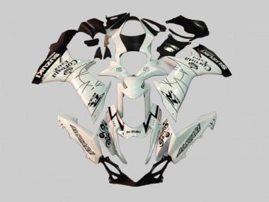 Carena Moto Suzuki GSXR 600/750 2011-2024 - Bianco Nero Alstare Corona Extra Motul