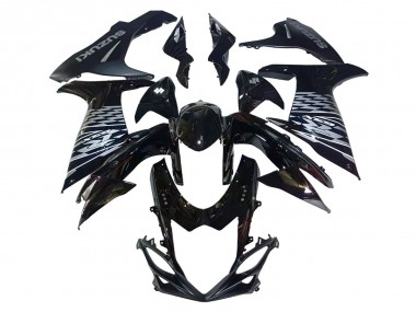 Carena Moto Suzuki GSXR 600/750 2011-2024 - Nero Lucido Argento