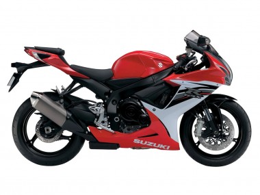 Carena Moto Suzuki GSXR 600/750 2011-2024 - Rosso Bianco Nero