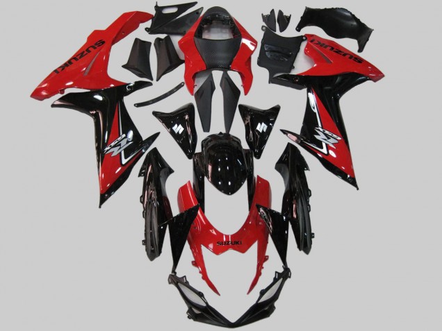 Carena Moto Suzuki GSXR 600/750 2011-2024 - Rosso Nero