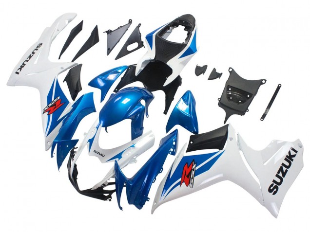 Carena Moto Suzuki GSXR 600/750 2011-2024 - Blu Bianco