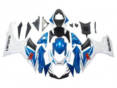 Carena Moto Suzuki GSXR 600/750 2011-2024 - Blu Bianco