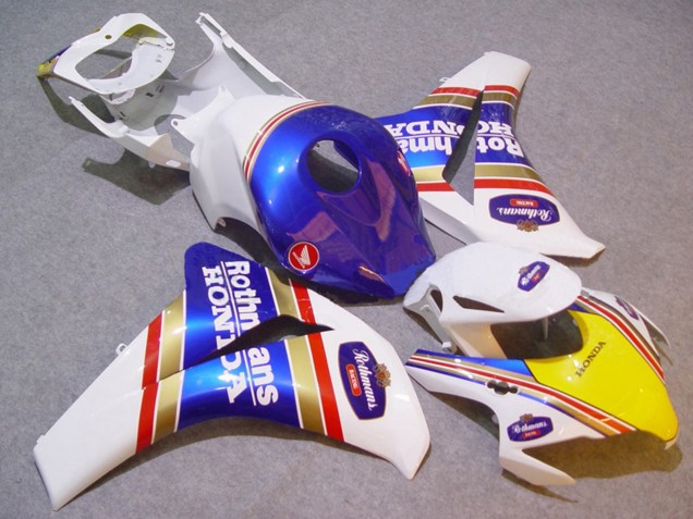 Carena Moto Honda CBR1000RR 2008-2011 - Bianco Blu Giallo Oro Rothmans