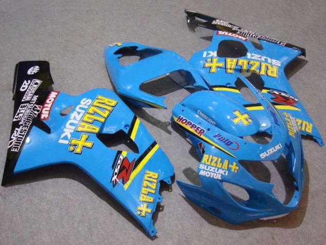 Carena Moto Suzuki GSXR 750 2004-2005 - Blu Oro Nero Motul Rizla