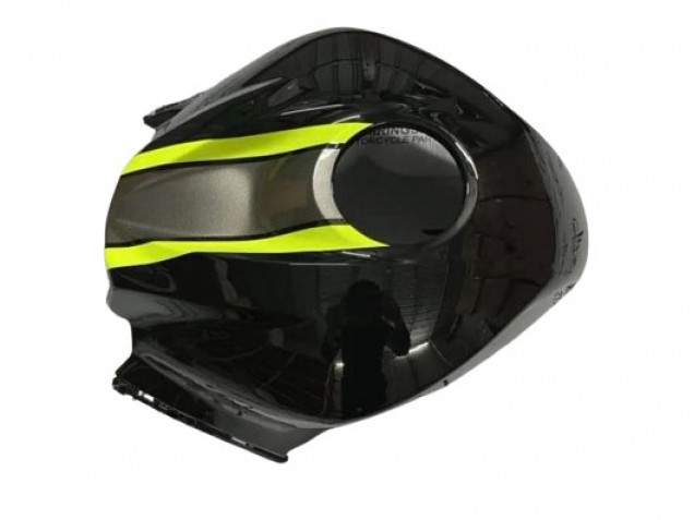 Carena Moto Honda CBR600RR 2007-2008 - Nero Lucido Alta Visibilità Giallo