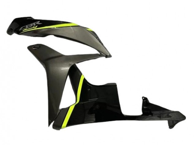 Carena Moto Honda CBR600RR 2007-2008 - Nero Lucido Alta Visibilità Giallo