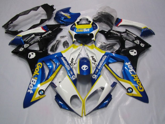 Plastica BMW S1000RR 09-14 - Blu Bianco GoldBet Plastica BMW S1000RR 09-14 - Blu Bianco GoldBet