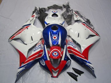 Plastica Honda CBR 600 RR 09-12 - Bianco Blu Rosso