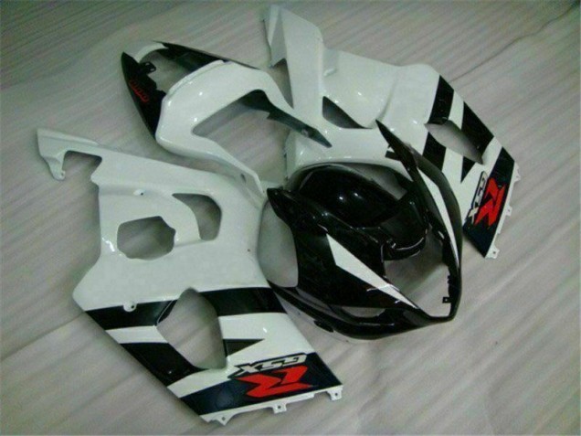Plastica Suzuki GSXR 1000 K3 03-04 - Bianco Nero Plastica Suzuki GSXR 1000 K3 03-04 - Bianco Nero