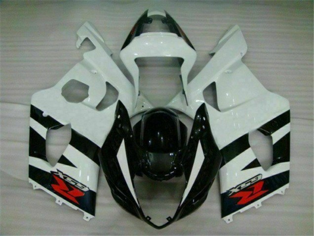 Plastica Suzuki GSXR 1000 K3 03-04 - Bianco Nero Plastica Suzuki GSXR 1000 K3 03-04 - Bianco Nero
