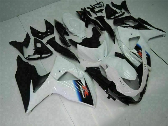 Plastica Suzuki GSXR 1000 K9 09-16 - Bianco Nero Plastica Suzuki GSXR 1000 K9 09-16 - Bianco Nero