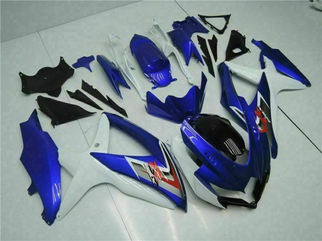 Plastica Suzuki GSXR 600 / 750 K8 08-10 - Blu Bianco Plastica Suzuki GSXR 600 / 750 K8 08-10 - Blu Bianco