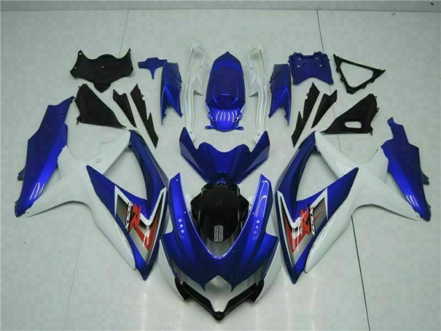 Plastica Suzuki GSXR 600 / 750 K8 08-10 - Blu Bianco Plastica Suzuki GSXR 600 / 750 K8 08-10 - Blu Bianco