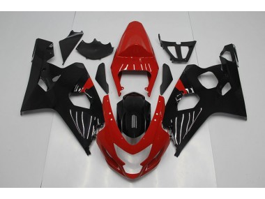 Plastica Suzuki GSXR 750 K4 04-05 - Rosso Nero