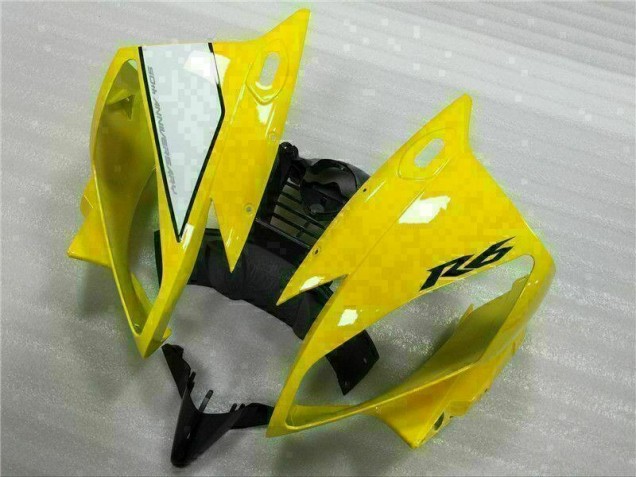 Plastica Yamaha R6 06-07 - Giallo Bianco Nero Plastica Yamaha R6 06-07 - Giallo Bianco Nero